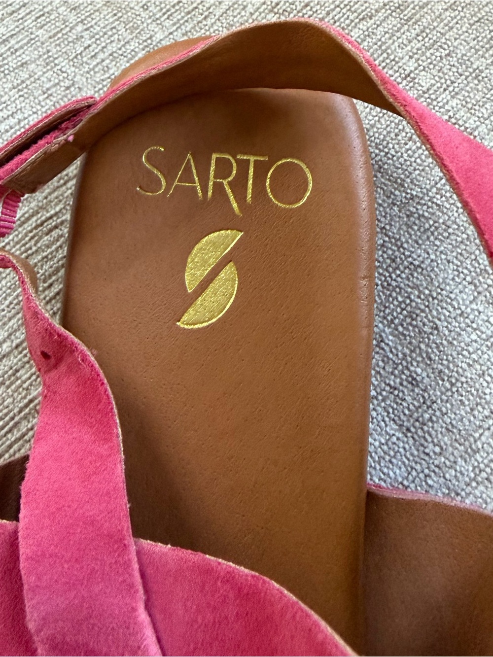 Franco Sarto Gia Hot Pink Sandals. Women's Size 9.5. - Picture 10 of 11